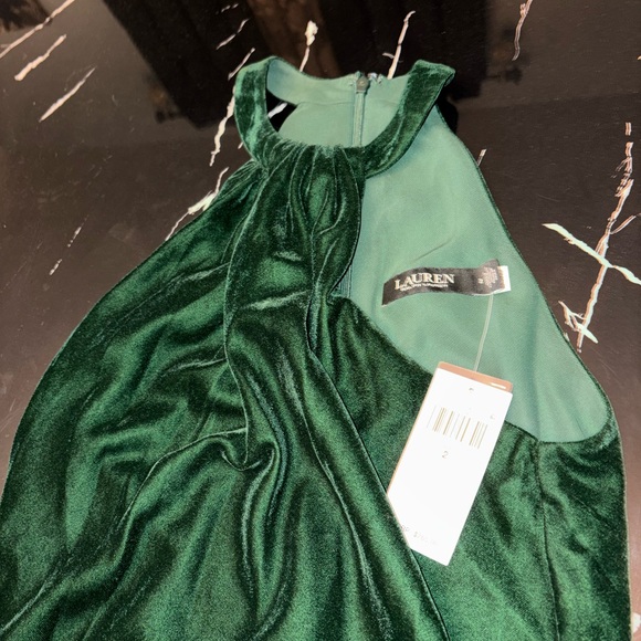 Polo by Ralph Lauren Green Halter Dress - Picture 2 of 2